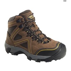 Avenger Crosscut Steel Toe Waterproof A7751 Womens Brown Leather Work Boots